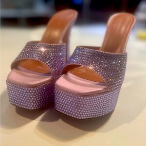 Amina muaddi shoes 37